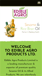 Mobile Screenshot of edibleagroproducts.com